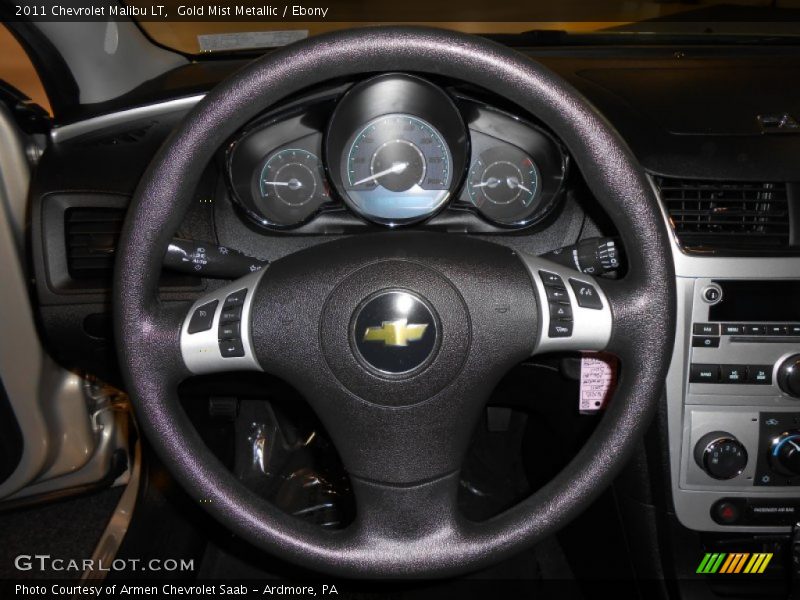 Gold Mist Metallic / Ebony 2011 Chevrolet Malibu LT