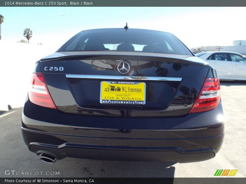 Black / Black 2014 Mercedes-Benz C 250 Sport