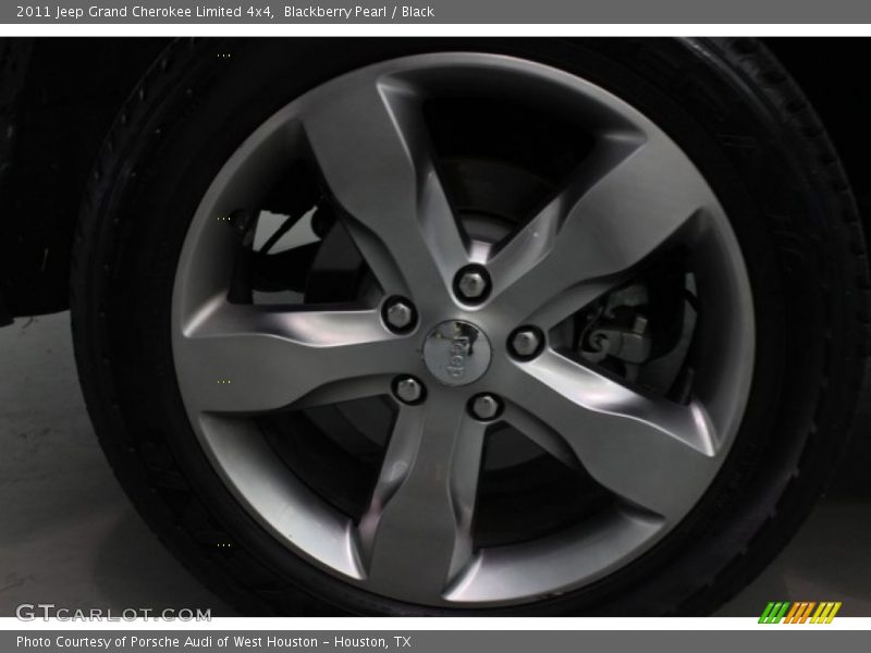 Blackberry Pearl / Black 2011 Jeep Grand Cherokee Limited 4x4
