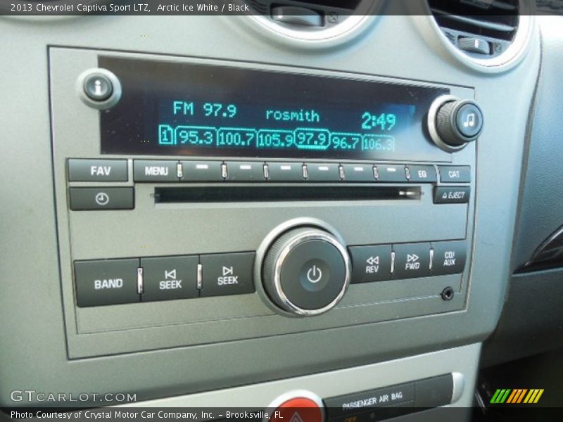 Arctic Ice White / Black 2013 Chevrolet Captiva Sport LTZ