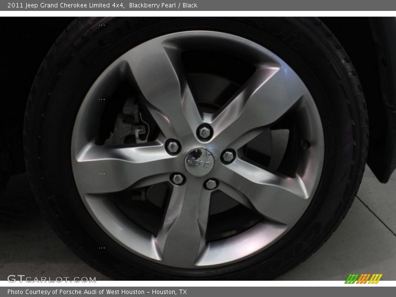 Blackberry Pearl / Black 2011 Jeep Grand Cherokee Limited 4x4