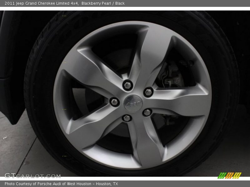 Blackberry Pearl / Black 2011 Jeep Grand Cherokee Limited 4x4