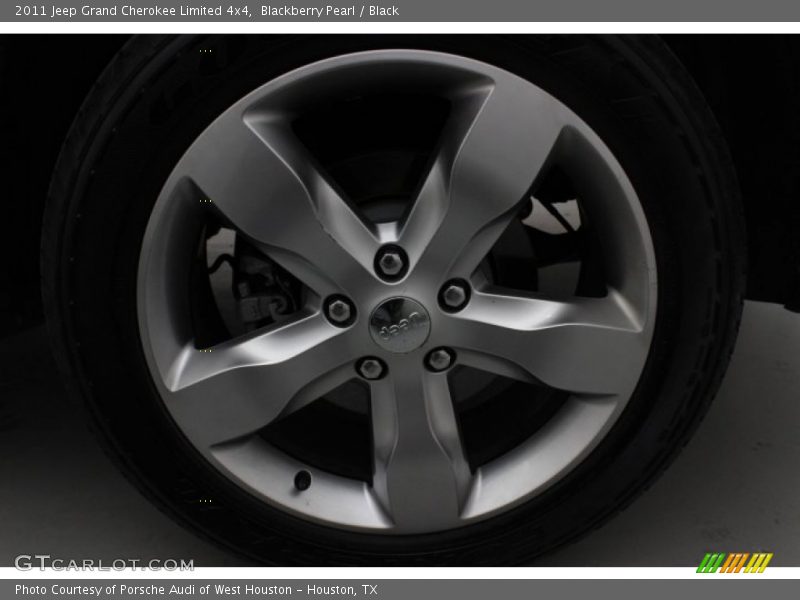 Blackberry Pearl / Black 2011 Jeep Grand Cherokee Limited 4x4