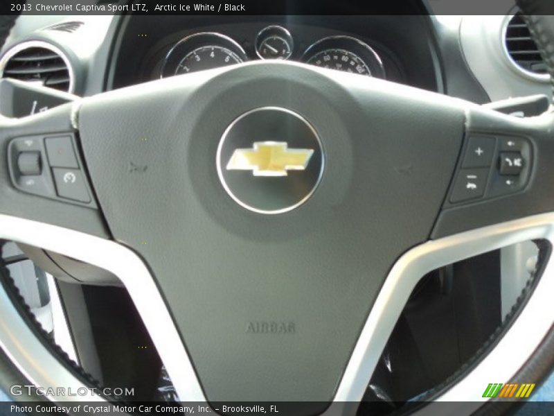 Arctic Ice White / Black 2013 Chevrolet Captiva Sport LTZ