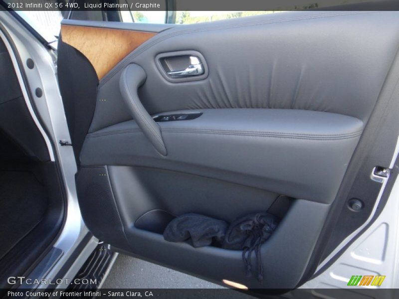 Liquid Platinum / Graphite 2012 Infiniti QX 56 4WD