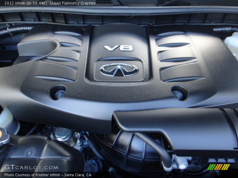 Liquid Platinum / Graphite 2012 Infiniti QX 56 4WD