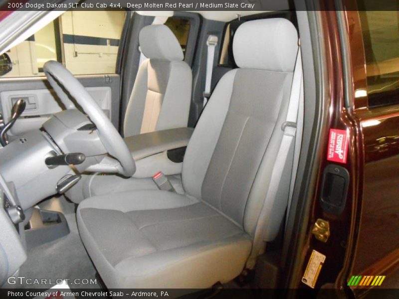 Deep Molten Red Pearl / Medium Slate Gray 2005 Dodge Dakota SLT Club Cab 4x4