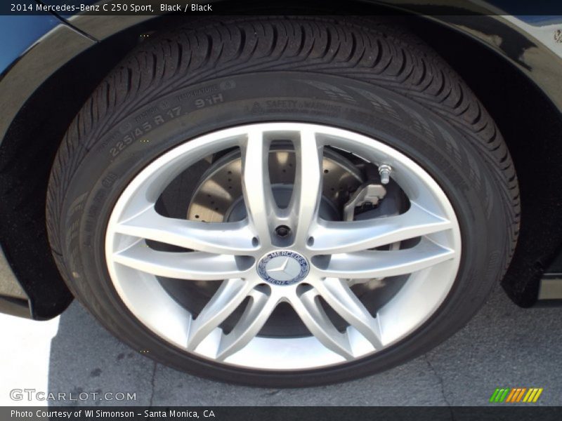 Black / Black 2014 Mercedes-Benz C 250 Sport