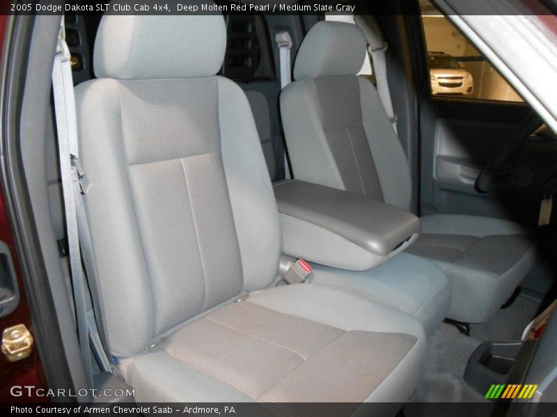 Deep Molten Red Pearl / Medium Slate Gray 2005 Dodge Dakota SLT Club Cab 4x4