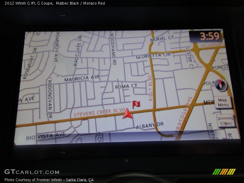 Navigation of 2012 G IPL G Coupe