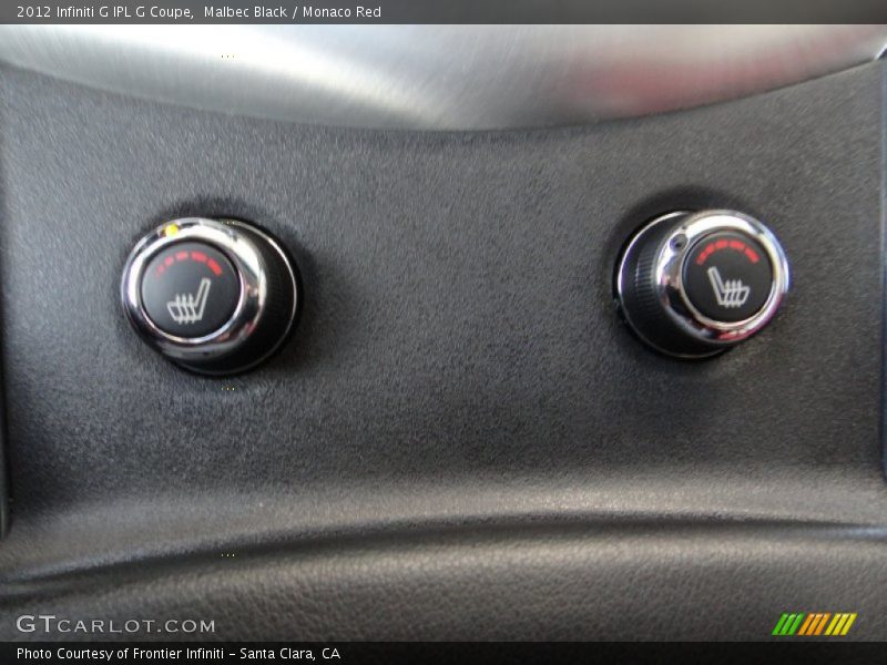 Controls of 2012 G IPL G Coupe