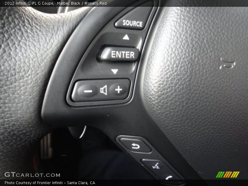 Controls of 2012 G IPL G Coupe