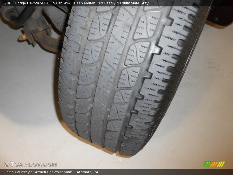 Deep Molten Red Pearl / Medium Slate Gray 2005 Dodge Dakota SLT Club Cab 4x4
