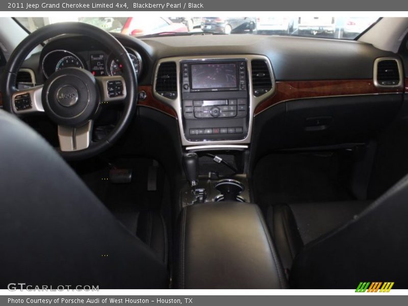 Blackberry Pearl / Black 2011 Jeep Grand Cherokee Limited 4x4