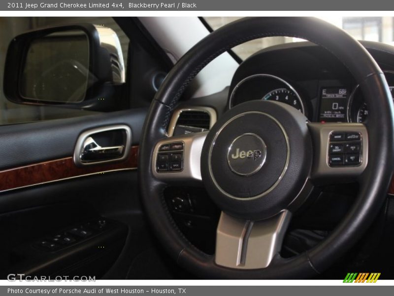 Blackberry Pearl / Black 2011 Jeep Grand Cherokee Limited 4x4