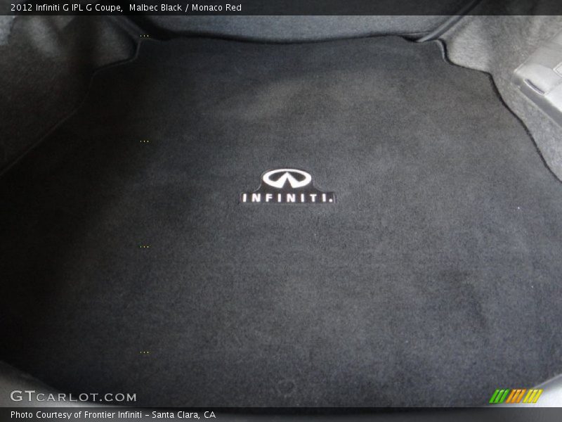  2012 G IPL G Coupe Trunk