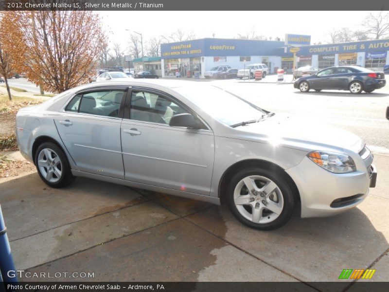Silver Ice Metallic / Titanium 2012 Chevrolet Malibu LS