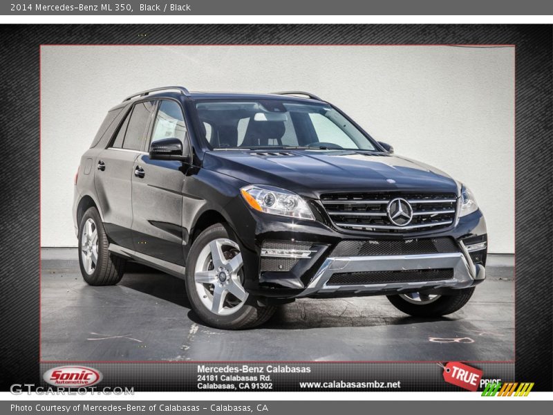 Black / Black 2014 Mercedes-Benz ML 350