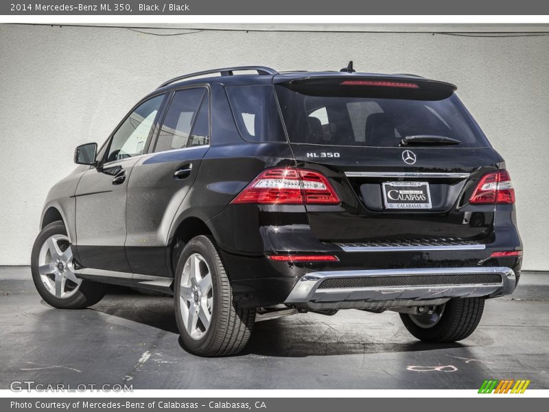 Black / Black 2014 Mercedes-Benz ML 350