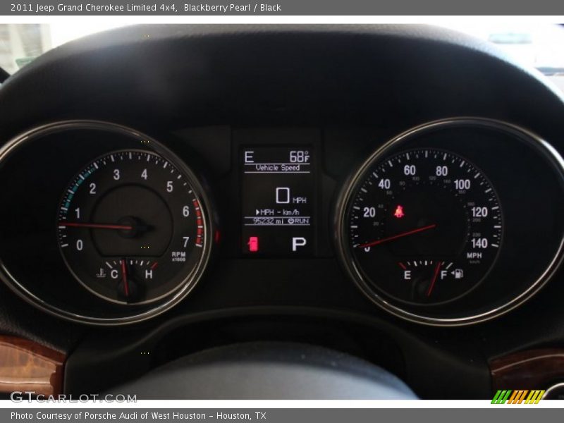 Blackberry Pearl / Black 2011 Jeep Grand Cherokee Limited 4x4