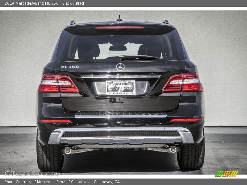 Black / Black 2014 Mercedes-Benz ML 350