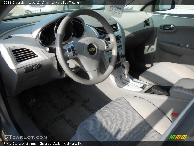 Silver Ice Metallic / Titanium 2012 Chevrolet Malibu LS