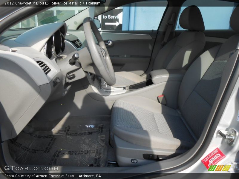 Silver Ice Metallic / Titanium 2012 Chevrolet Malibu LS