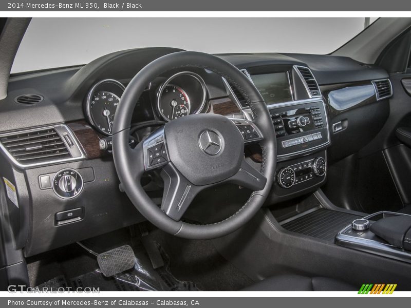 Black / Black 2014 Mercedes-Benz ML 350