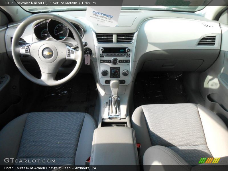 Silver Ice Metallic / Titanium 2012 Chevrolet Malibu LS