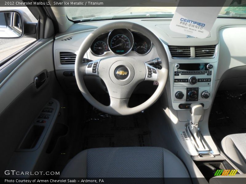 Silver Ice Metallic / Titanium 2012 Chevrolet Malibu LS