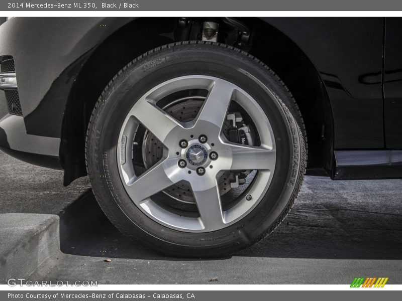 Black / Black 2014 Mercedes-Benz ML 350