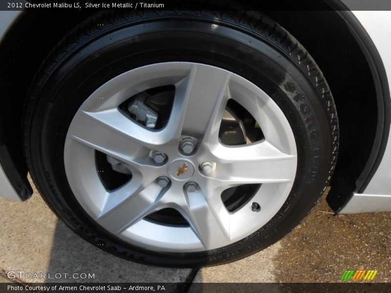 Silver Ice Metallic / Titanium 2012 Chevrolet Malibu LS