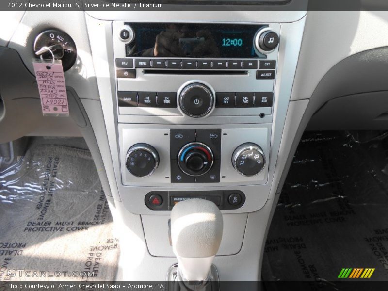 Silver Ice Metallic / Titanium 2012 Chevrolet Malibu LS