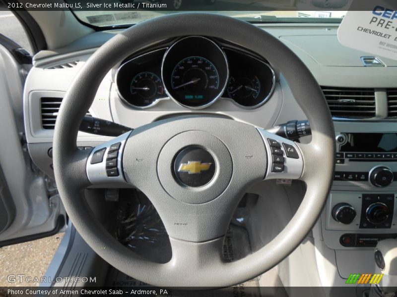 Silver Ice Metallic / Titanium 2012 Chevrolet Malibu LS