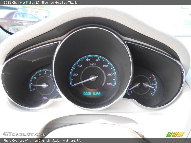 Silver Ice Metallic / Titanium 2012 Chevrolet Malibu LS