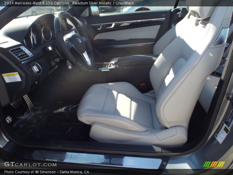 Paladium Silver Metallic / Grey/Black 2014 Mercedes-Benz E 350 Cabriolet