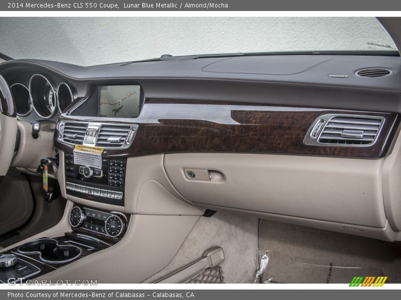 Lunar Blue Metallic / Almond/Mocha 2014 Mercedes-Benz CLS 550 Coupe