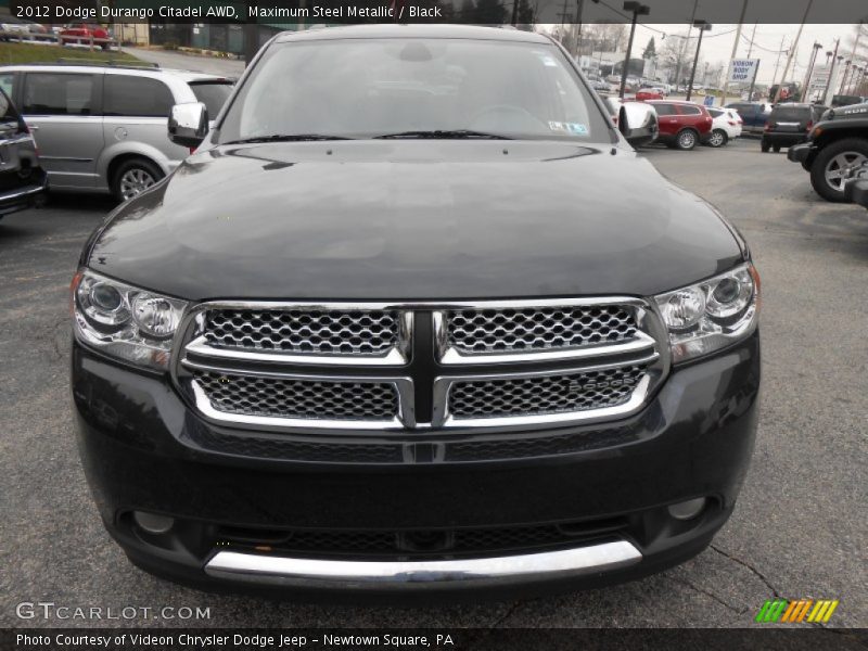 Maximum Steel Metallic / Black 2012 Dodge Durango Citadel AWD