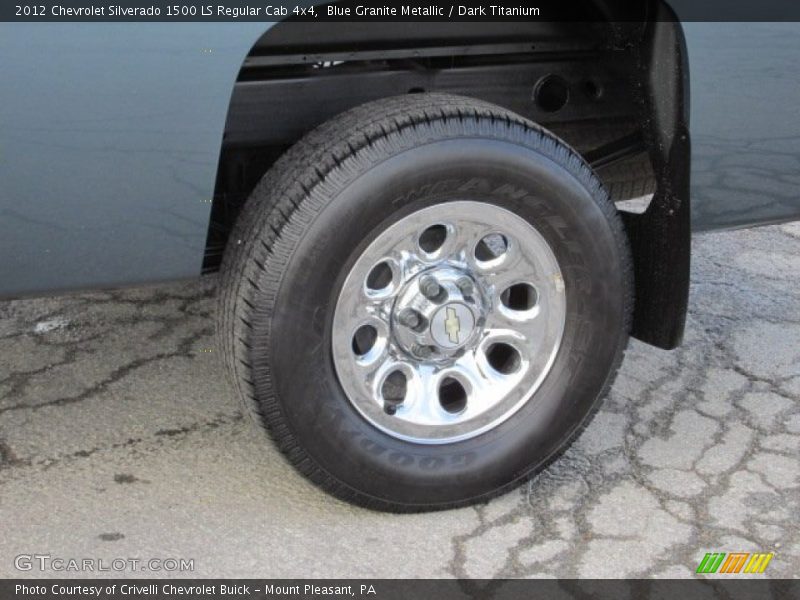 Blue Granite Metallic / Dark Titanium 2012 Chevrolet Silverado 1500 LS Regular Cab 4x4