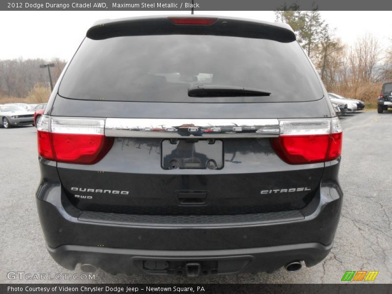 Maximum Steel Metallic / Black 2012 Dodge Durango Citadel AWD