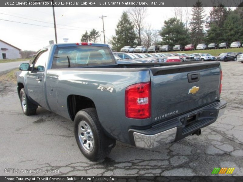 Blue Granite Metallic / Dark Titanium 2012 Chevrolet Silverado 1500 LS Regular Cab 4x4