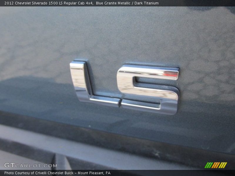 Blue Granite Metallic / Dark Titanium 2012 Chevrolet Silverado 1500 LS Regular Cab 4x4