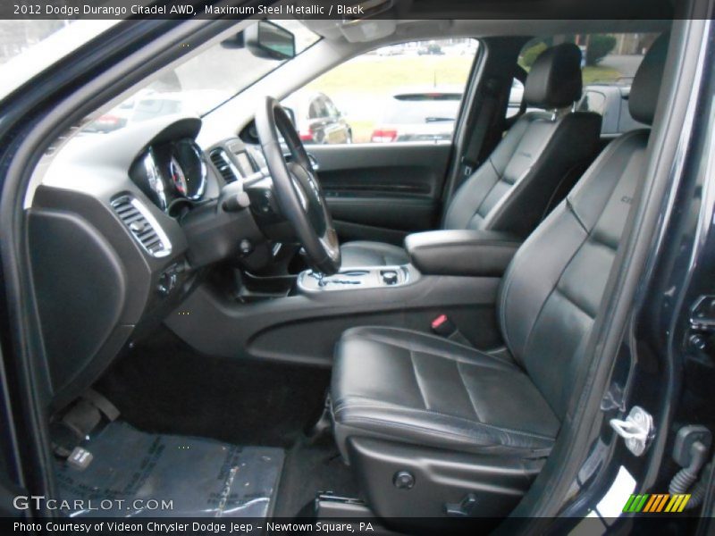 Maximum Steel Metallic / Black 2012 Dodge Durango Citadel AWD