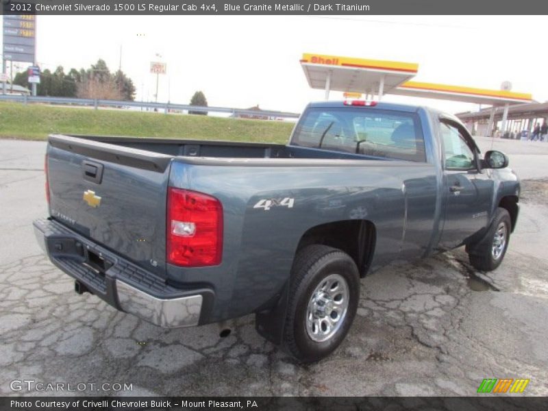 Blue Granite Metallic / Dark Titanium 2012 Chevrolet Silverado 1500 LS Regular Cab 4x4