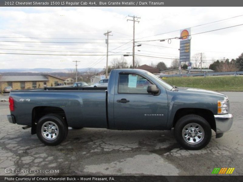 Blue Granite Metallic / Dark Titanium 2012 Chevrolet Silverado 1500 LS Regular Cab 4x4