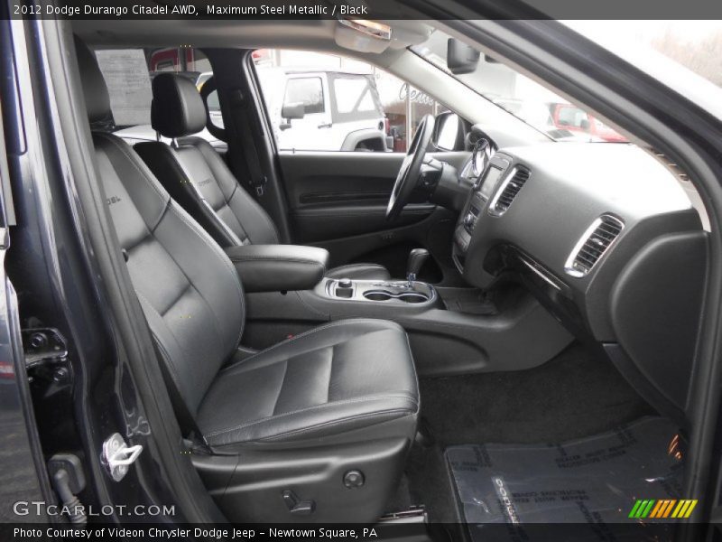 Maximum Steel Metallic / Black 2012 Dodge Durango Citadel AWD