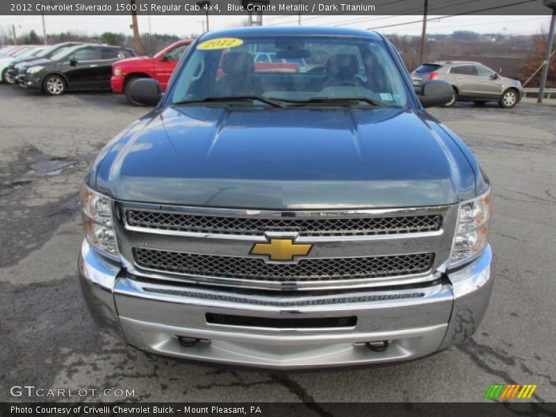 Blue Granite Metallic / Dark Titanium 2012 Chevrolet Silverado 1500 LS Regular Cab 4x4