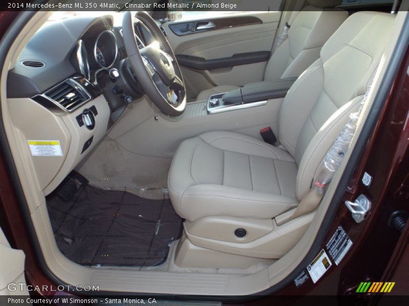 Cinnabar Red Metallic / Almond Beige 2014 Mercedes-Benz ML 350 4Matic