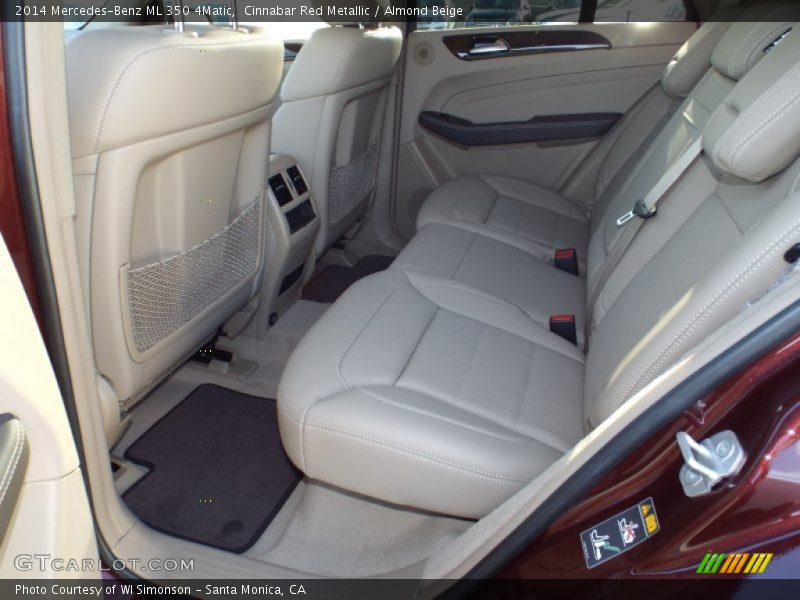 Cinnabar Red Metallic / Almond Beige 2014 Mercedes-Benz ML 350 4Matic
