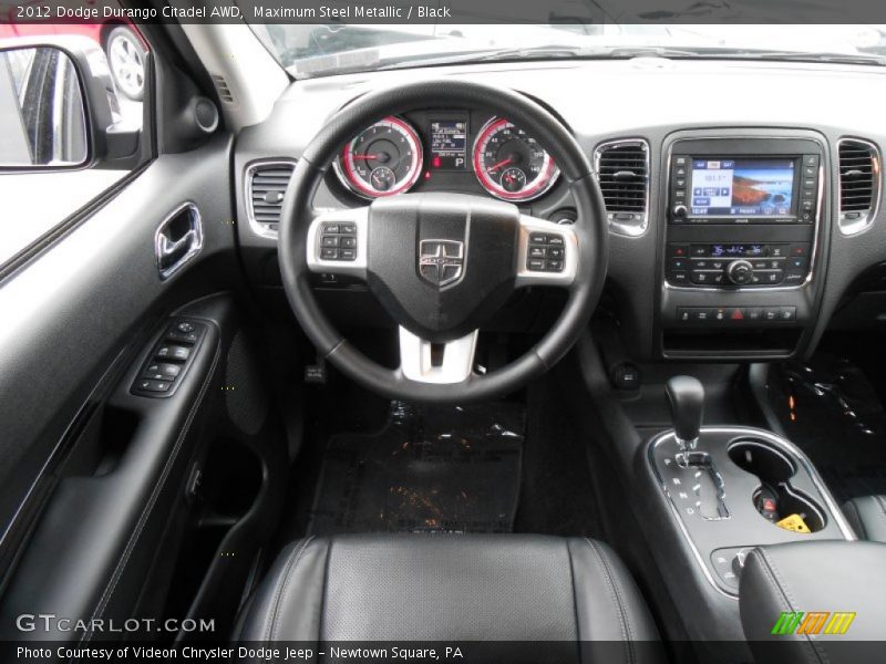 Maximum Steel Metallic / Black 2012 Dodge Durango Citadel AWD